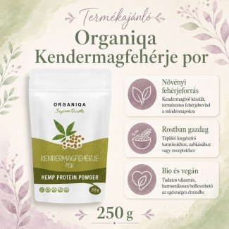 Organiqa bio hemp protein kendermag por 250g