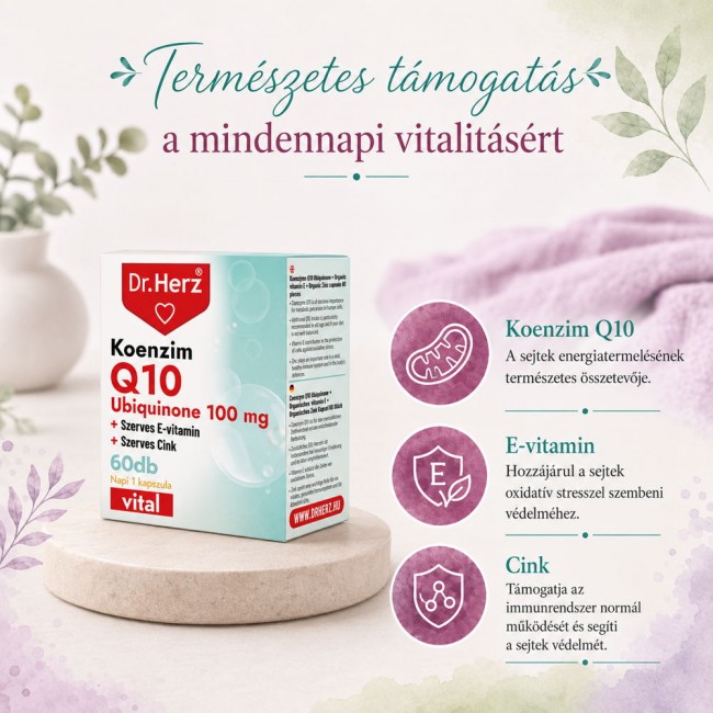 Dr.herz koenzim q10 kapszula 60db Dr.herz koenzim q10 kapszula 60db