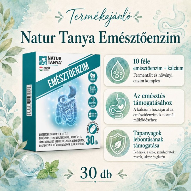Natur tanya emésztőenzim komplex kapszula 30db