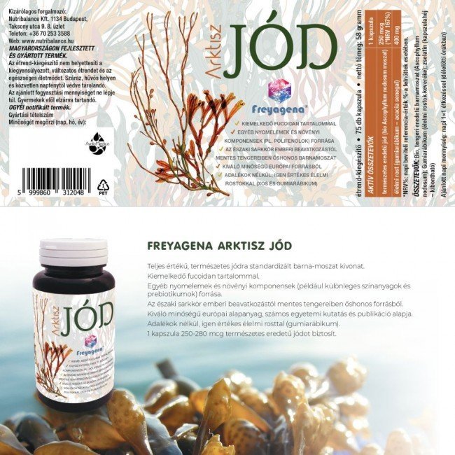 Freyagena Arktisz jód kapszula 80db