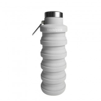 BeastPink Összehajtható vizes palack Grey 500ml