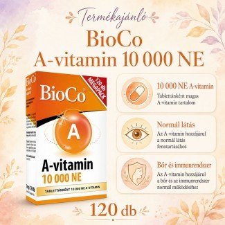Bioco a-vitamin 10000mg megapack tabletta 120db