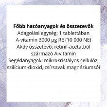Bioco a-vitamin 10000mg megapack tabletta 120db