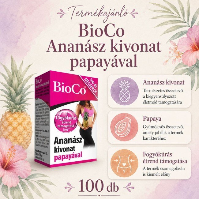 Bioco ananász papaya megapack 100db Bioco ananász papaya megapack 100db