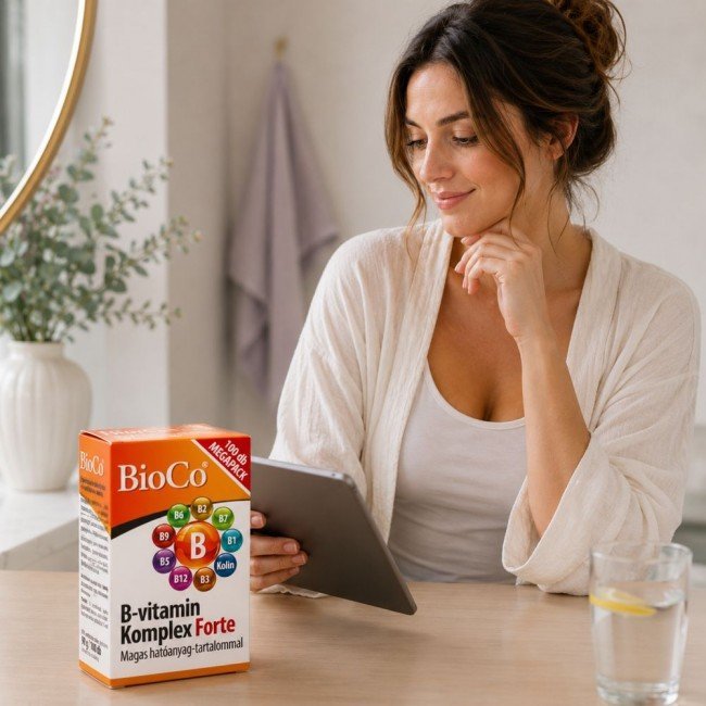 Bioco b-vitamin komplex forte tabletta 100db Bioco b-vitamin komplex forte tabletta 100db
