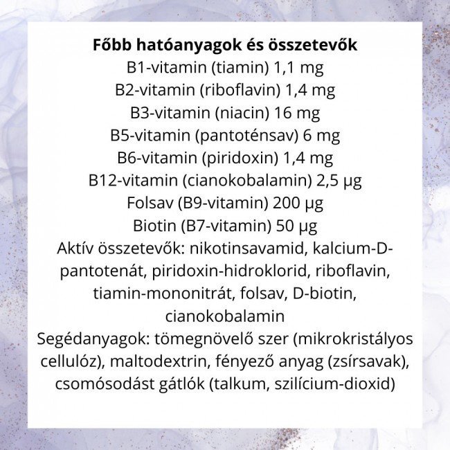 Bioco b-vitamin komplex tabletta 90db Bioco b-vitamin komplex tabletta 90db