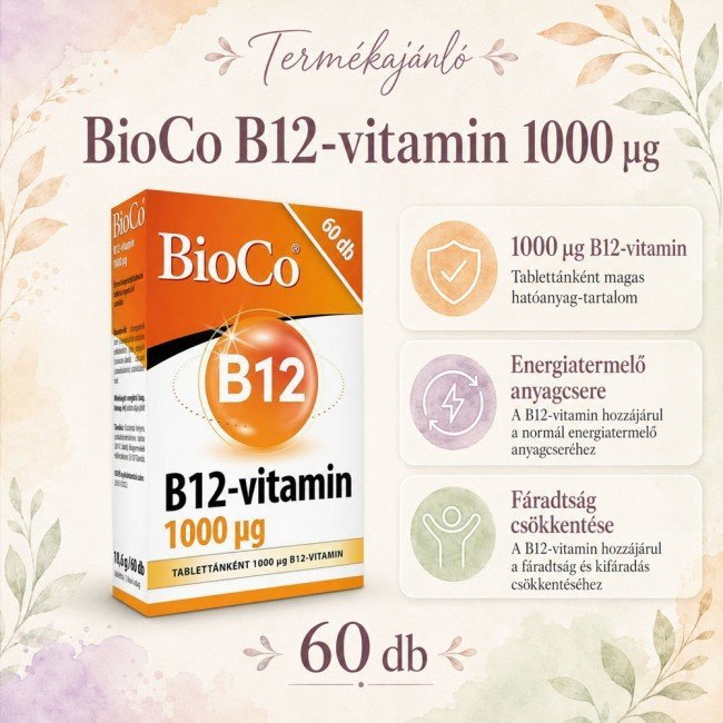 Bioco b12-vitamin 1000mg tabletta 60db