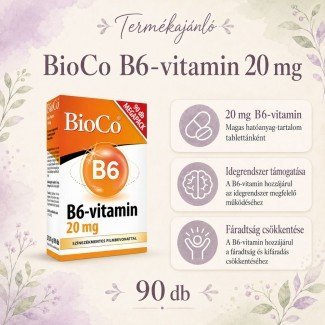 Bioco b6-vitamin 20mg tabletta 90db Bioco b6-vitamin 20mg tabletta 90db