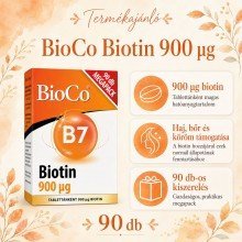 Bioco b7 biotin tabletta 90db
