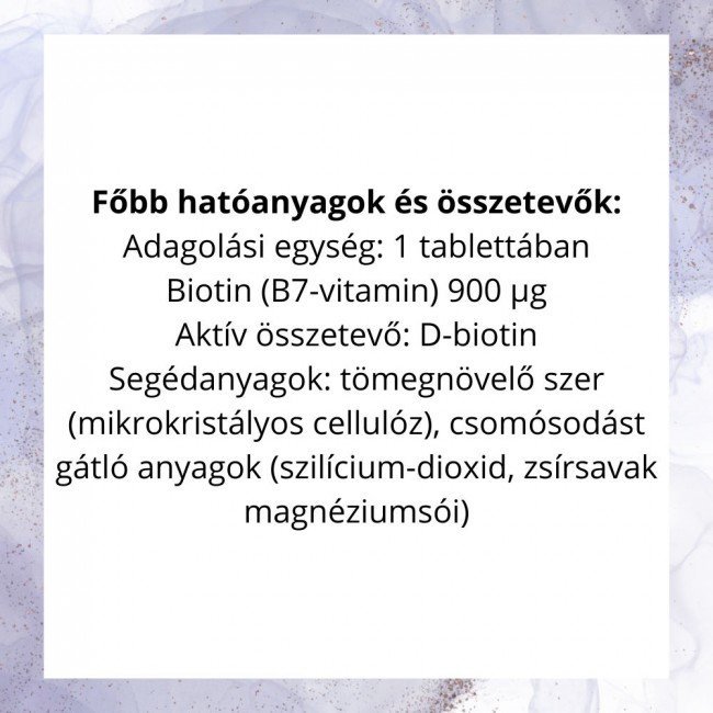 Bioco b7 biotin tabletta 90db Bioco b7 biotin tabletta 90db