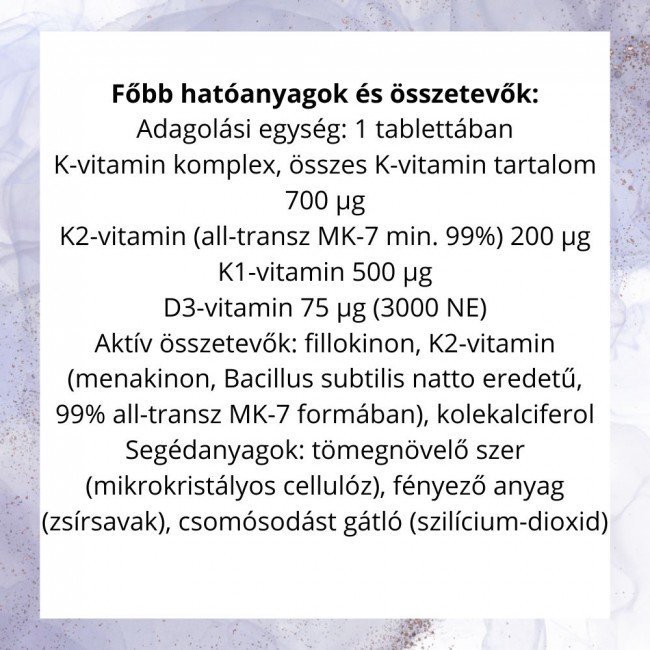 Bioco bioaktív k2 200 k1-d3 vitamin 60db Bioco bioaktív k2 200 k1-d3 vitamin 60db