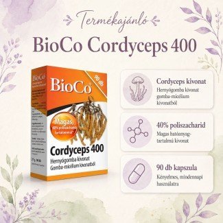 Bioco cordyceps hernyógomba tabletta 90db
