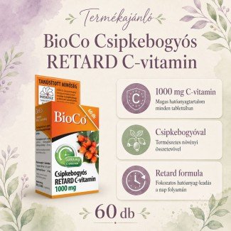 Bioco csipke c-Vitamin retard 1000Mg 60db