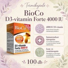 Bioco d3-vitamin 4000NE forte tabletta 100db Bioco d3-vitamin 4000NE forte tabletta 100db