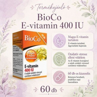 Bioco e-vitamin kapszula 60db Bioco e-vitamin kapszula 60db