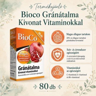 Bioco gránátalma tabletta 80db