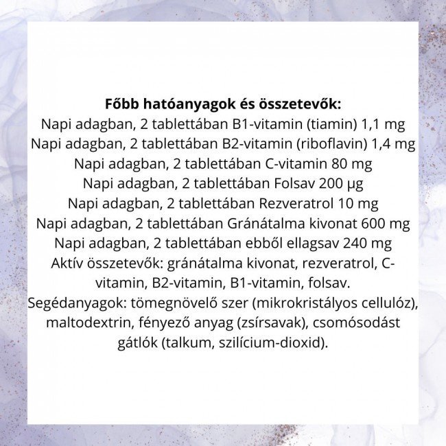 Bioco gránátalma tabletta 80db