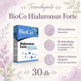 Bioco hialuronsav forte tabletta 30db