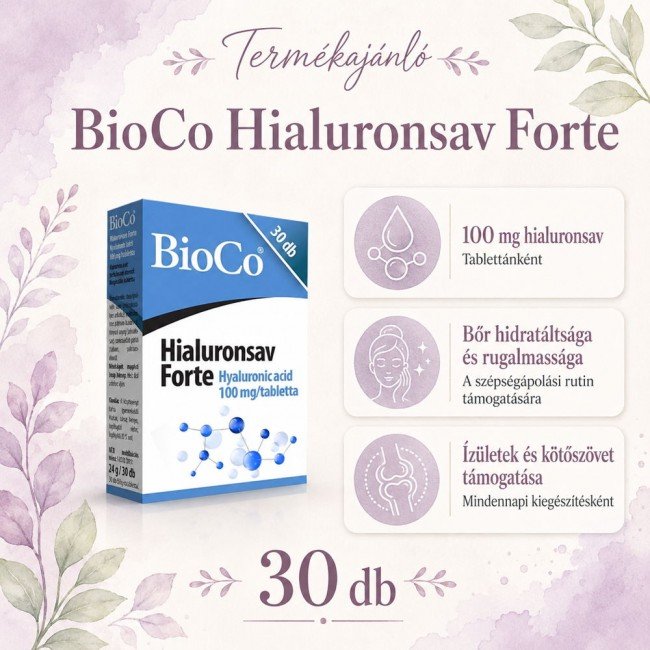 Bioco hialuronsav forte tabletta 30db