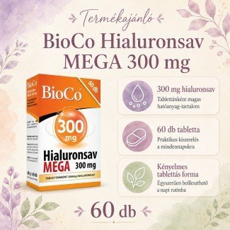 Bioco hialuronsav mega 300mg 60db