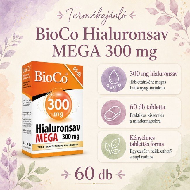 Bioco hialuronsav mega 300mg 60db Bioco hialuronsav mega 300mg 60db