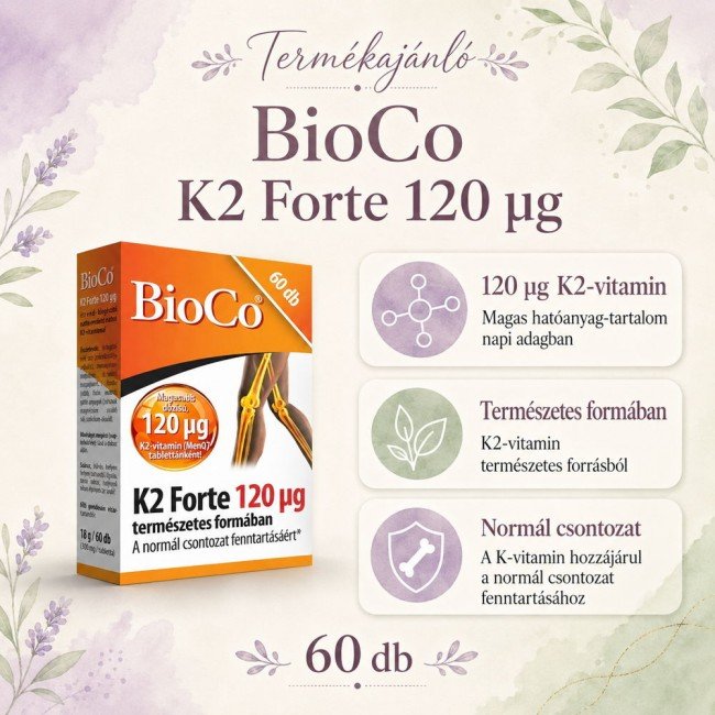 Bioco k2 forte vitamin tabletta 60db