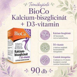 Bioco Kalcium-biszglicinát Tabletta 90db Bioco Kalcium-biszglicinát Tabletta 90db