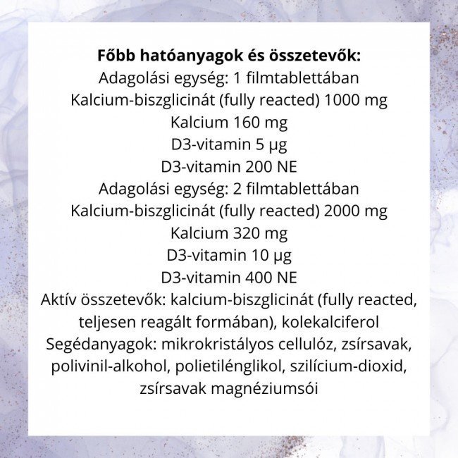 Bioco Kalcium-biszglicinát Tabletta 90db