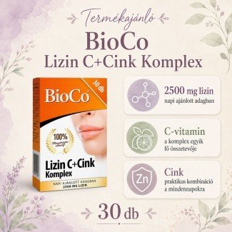 Bioco lizin c+cink komplex 30db Bioco lizin c+cink komplex 30db