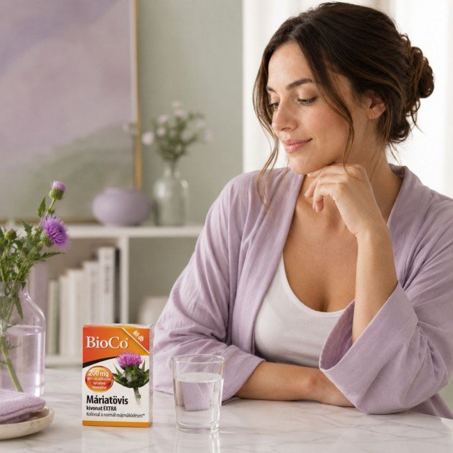 Bioco máriatövis extra kivonat tabletta 80db Bioco máriatövis extra kivonat tabletta 80db
