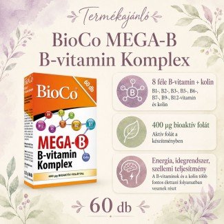Bioco mega-b b-vitamin komplex tabletta 60db