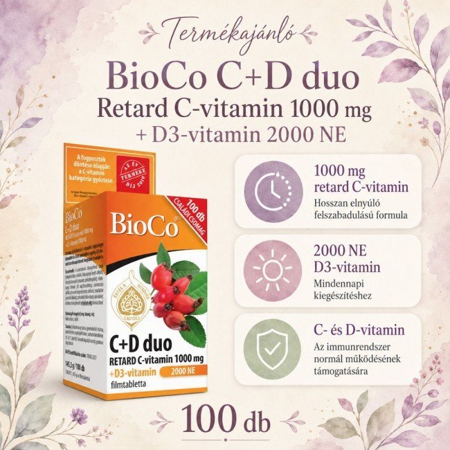 Bioco mega c+d retard duo pack 100db