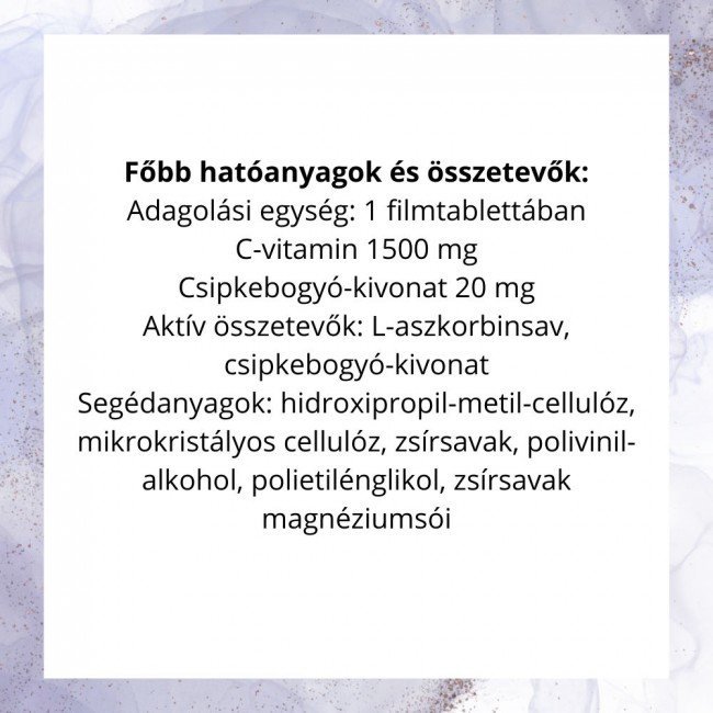 Bioco mega c-vitamin 1500 mg filmtabletta 100db Bioco mega c-vitamin 1500 mg filmtabletta 100db