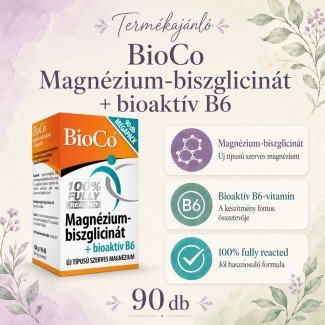 Bioco magnézium-biszglicinát+b6 megapack tabletta 90db