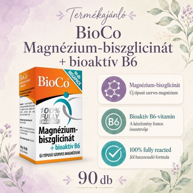 Bioco magnézium-biszglicinát+b6 megapack tabletta 90db Bioco magnézium-biszglicinát+b6 megapack tabletta 90db