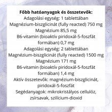 Bioco magnézium-biszglicinát+b6 megapack tabletta 90db