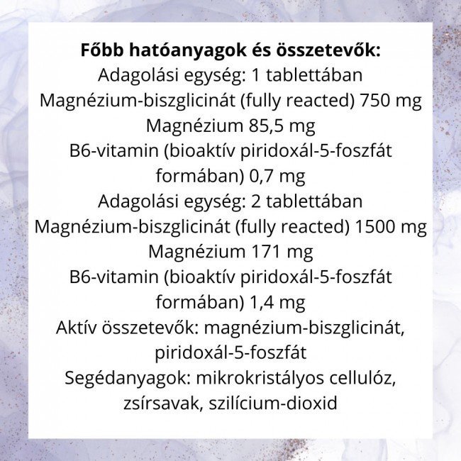 Bioco magnézium-biszglicinát+b6 megapack tabletta 90db Bioco magnézium-biszglicinát+b6 megapack tabletta 90db