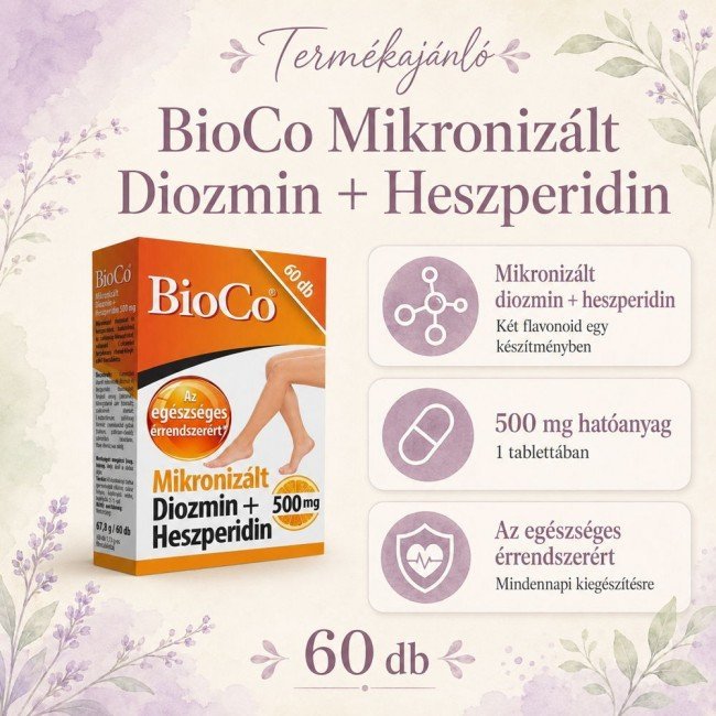 Bioco mikronizált diozmin+heszperidin 60db Bioco mikronizált diozmin+heszperidin 60db
