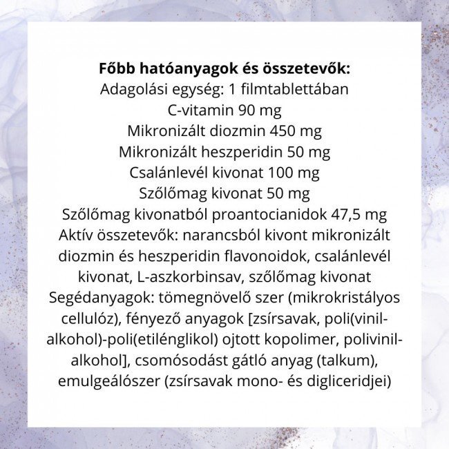 Bioco mikronizált diozmin+heszperidin 60db Bioco mikronizált diozmin+heszperidin 60db