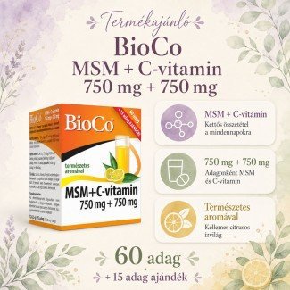 Bioco msm+c-vitamin italpor 750mg+750mg 125g Bioco msm+c-vitamin italpor 750mg+750mg 125g