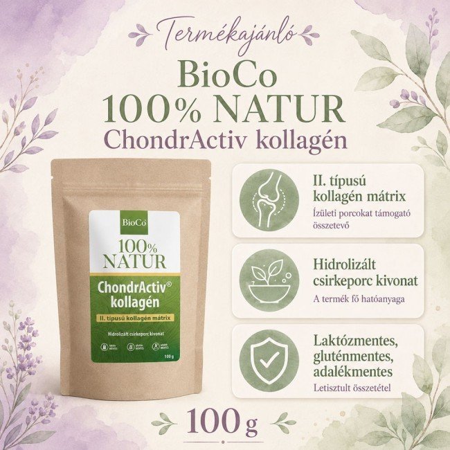 Bioco natur chondractiv kollagén por 100g Bioco natur chondractiv kollagén por 100g