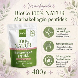 Bioco natur marhakollagén peptidek 400g
