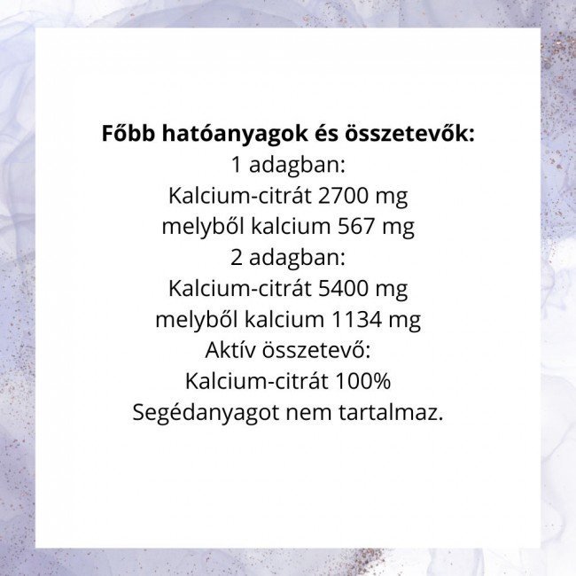 Bioco natur szerves kalcium citrát por 200g Bioco natur szerves kalcium citrát por 200g