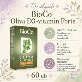 Bioco oliva d-3 vitamin kapszula 60db