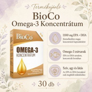 Bioco omega-3 koncentrátum kapszula 30db