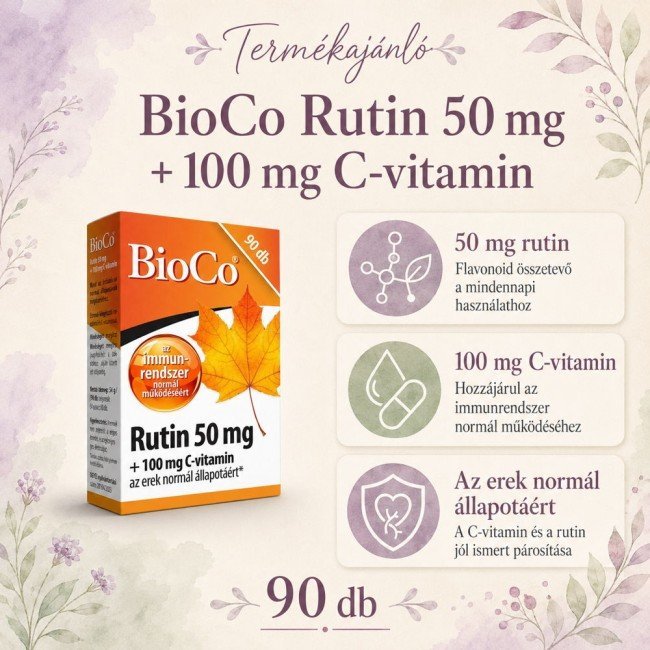 Bioco rutin+c vitamin tabletta 90db Bioco rutin+c vitamin tabletta 90db