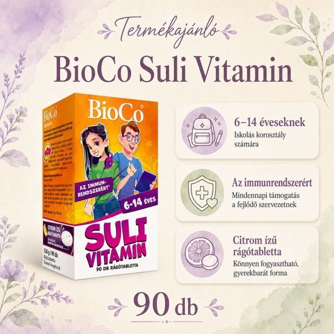 Bioco suli vitamin rágótabletta 90db