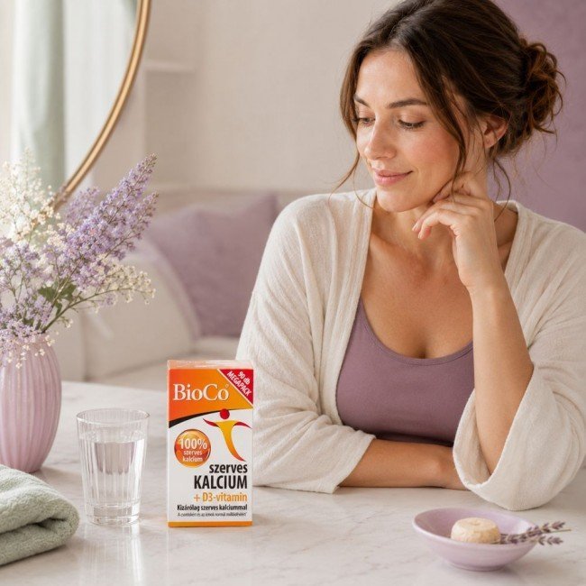 Bioco szerves kalcium+d3 vitamin tabletta 90db