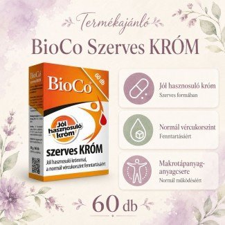 Bioco szerves króm tabletta 60db