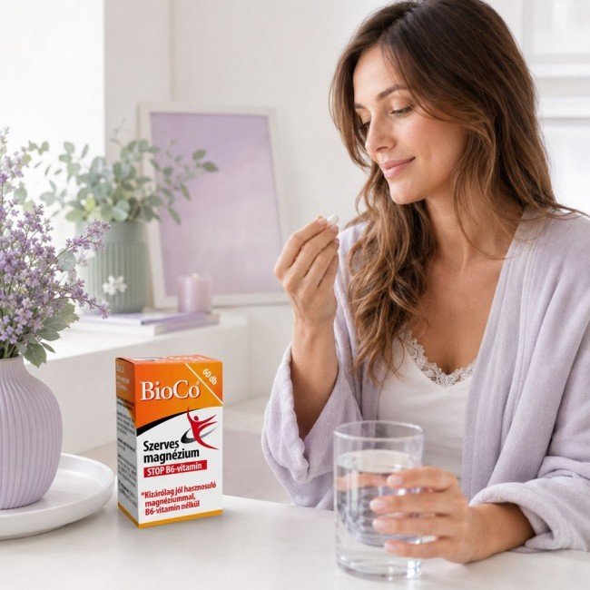 Bioco szerves magnézium stop b6-vitamin 60db Bioco szerves magnézium stop b6-vitamin 60db